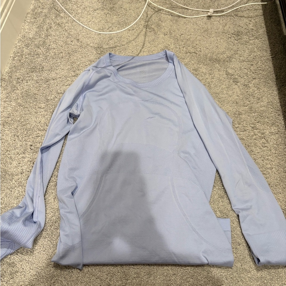 Lululemon Athletica Soft Blue Blouse
